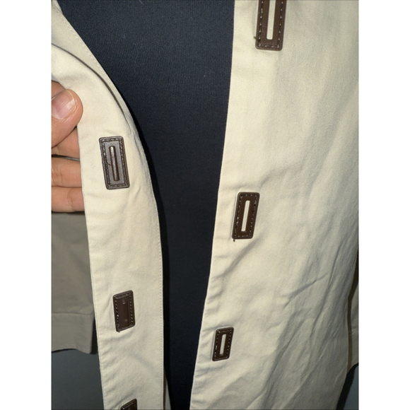 Armani Collezioni Khaki Trench Jacket Women’s 6 - Picture 6 of 8